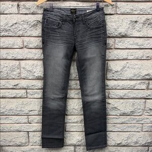 Black Washed Skinny Jeans - Women